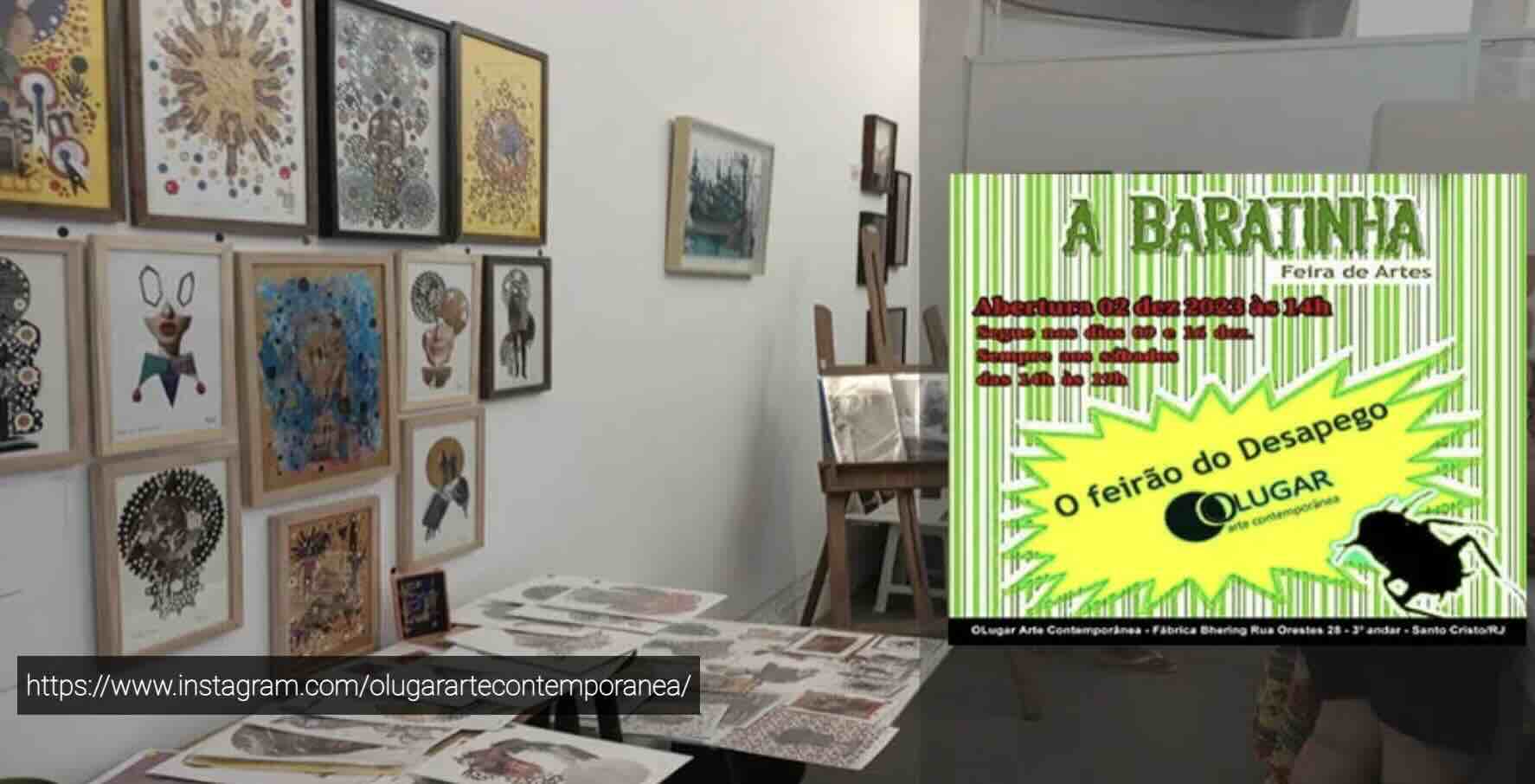 A BARATINHA – Feira de arte do desapego na Fábrica Bhering